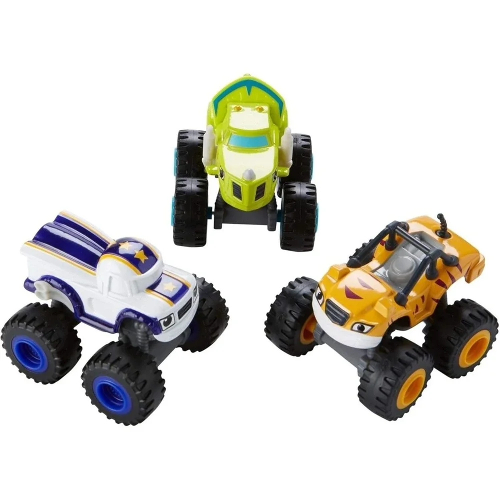 Nickelodeon Blaze and the Monster Machines Pals Die Cast 3 Vehicles Fisher Price